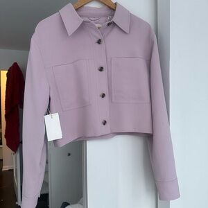 Wilfred Light Purple Button-Up Jacket